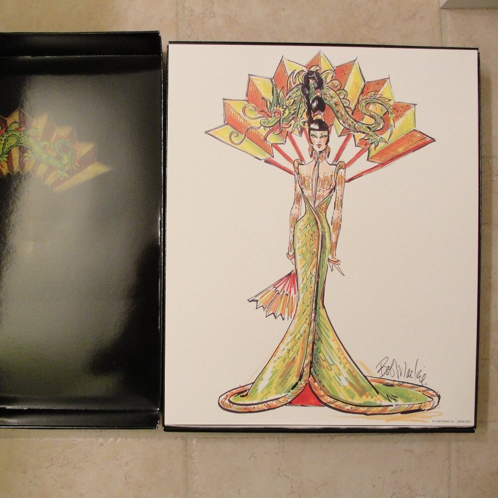 Collector NRFB Mattel Bob Mackie 1st Fantasy Goddess of Asia Barbie DOLL 20648 - Picture 7 of 13